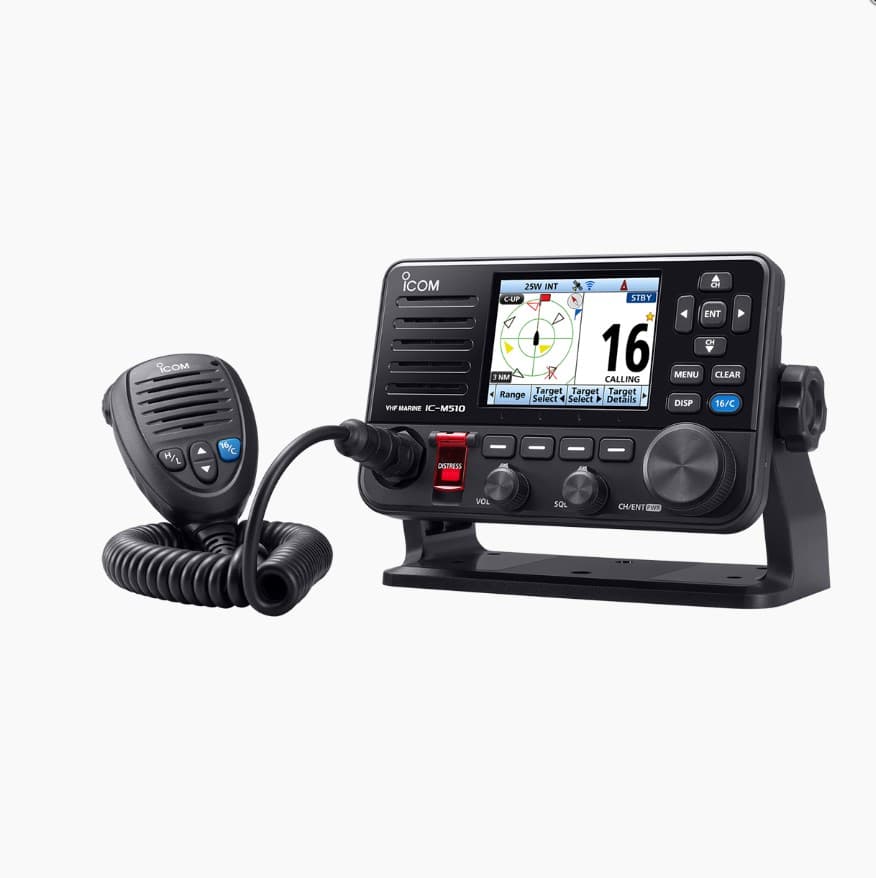 Icom IC-M510E EVO AIS stacjonarny radiotelefon morski z GPS, DSC, ATIS, WiFI, duża moc 25W, IP68 Made in Japan
