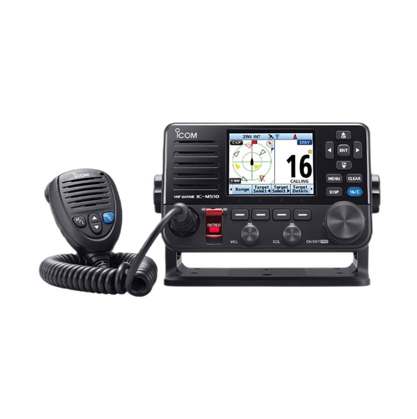 Icom IC-M510E EVO AIS stacjonarny radiotelefon morski z GPS, DSC, ATIS, WiFI, duża moc 25W, IP68 Made in Japan