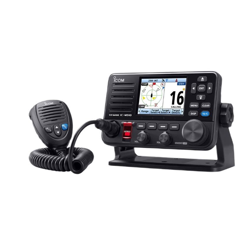 Icom IC-M510E EVO AIS stacjonarny radiotelefon morski z GPS, DSC, ATIS, WiFI, duża moc 25W, IP68 Made in Japan