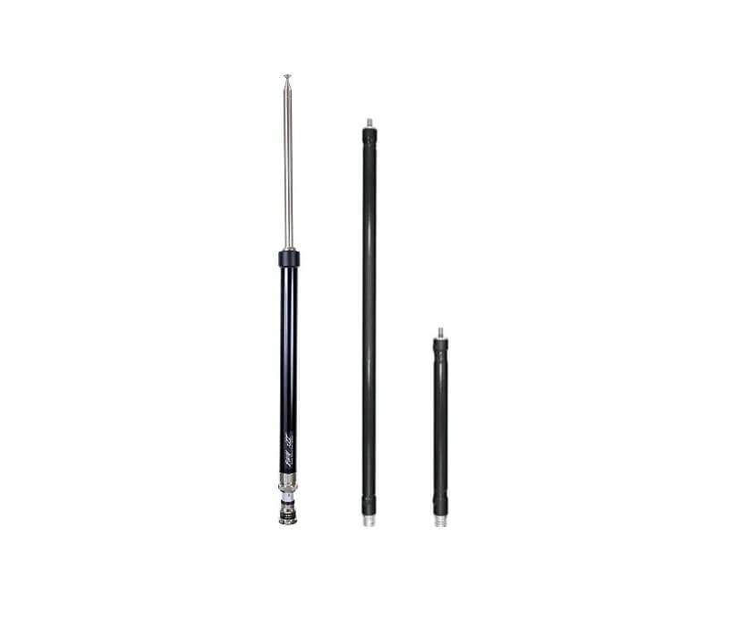 DIAMOND RHM12 + RHMC12 przenośna antena HF VHF wielopasmowa do auta, na balkon 1.9/3.5MHz, 7-430MHz (pasma 160m-70cm) długość 60-275cm złącze PL