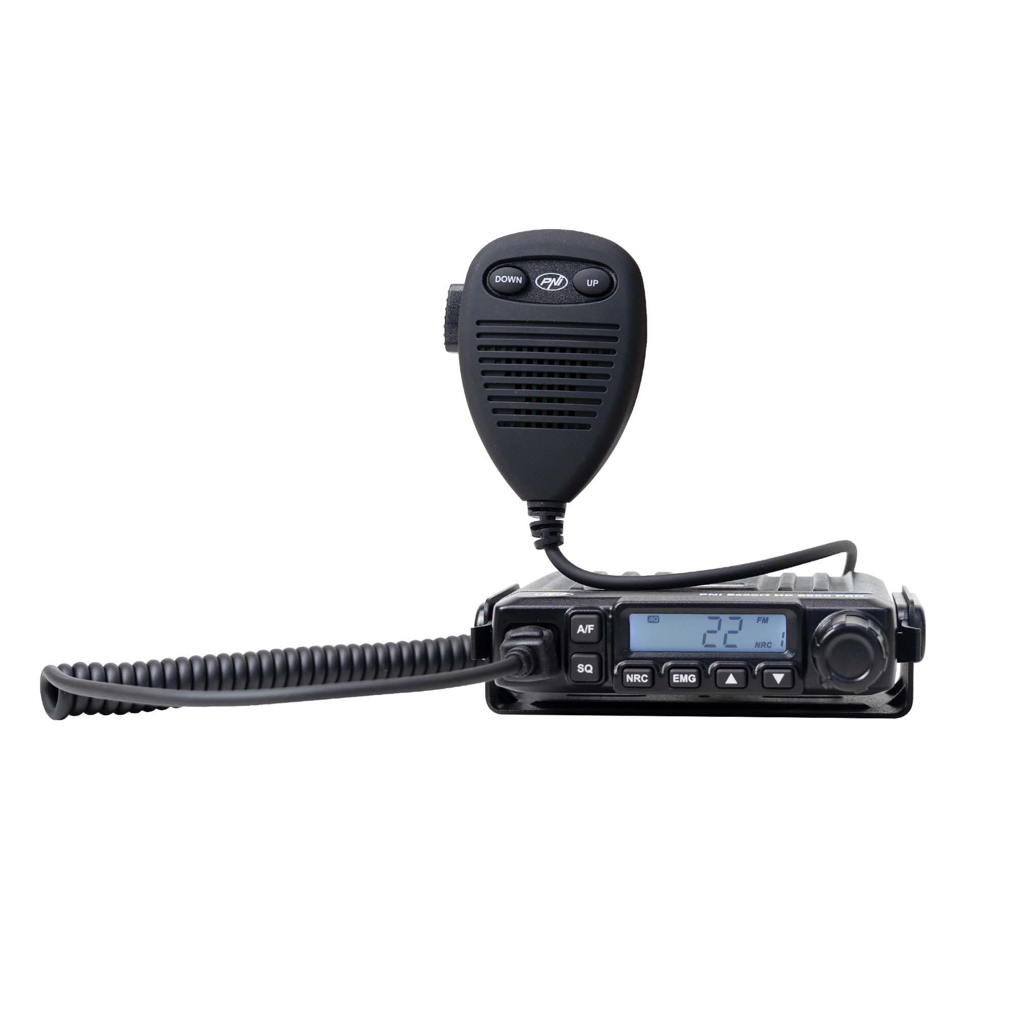 PNI Escort HP 6500 ultra kompaktowe CB radio z automatyczną blokadą szumów, RF Gain, S-METR