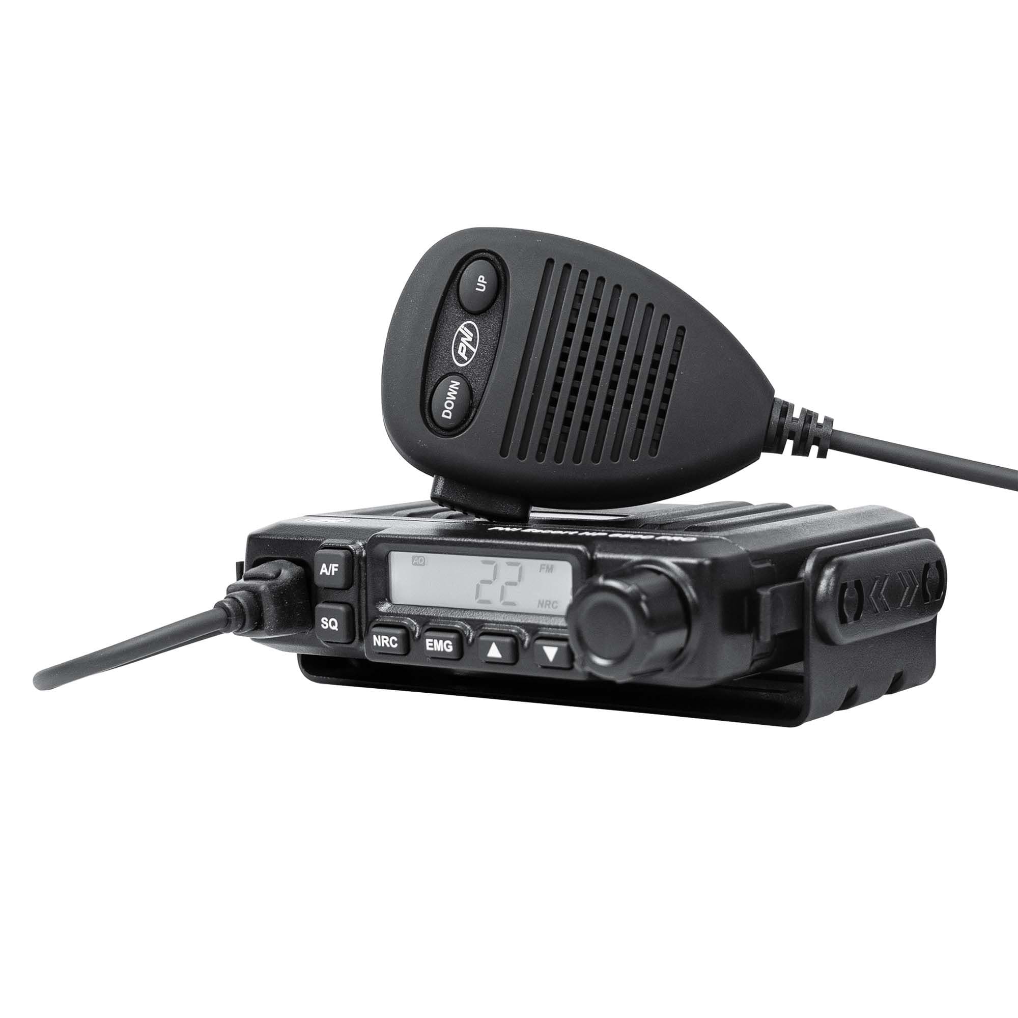 PNI Escort HP 6500 ultra kompaktowe CB radio z automatyczną blokadą szumów, RF Gain, S-METR