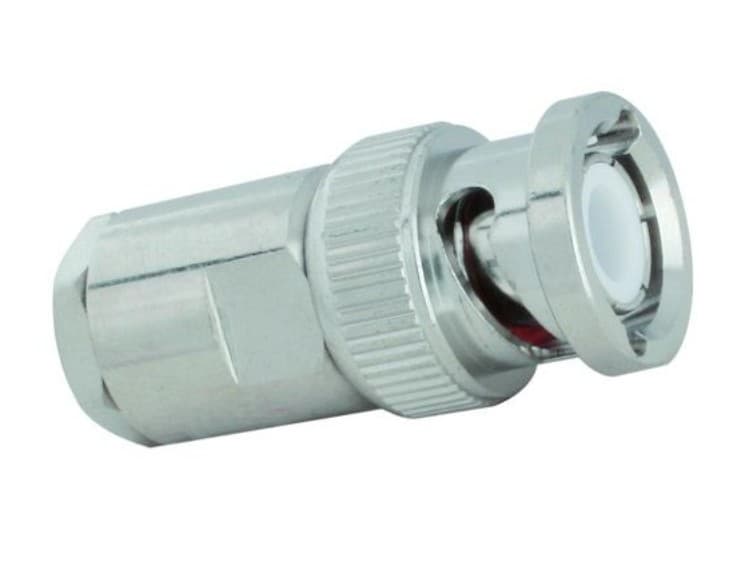 Wtyk BNC skręcany na przewód 6mm np. RF-5, H-155, Aircell 5, PTFE/Gold SSB 7720
