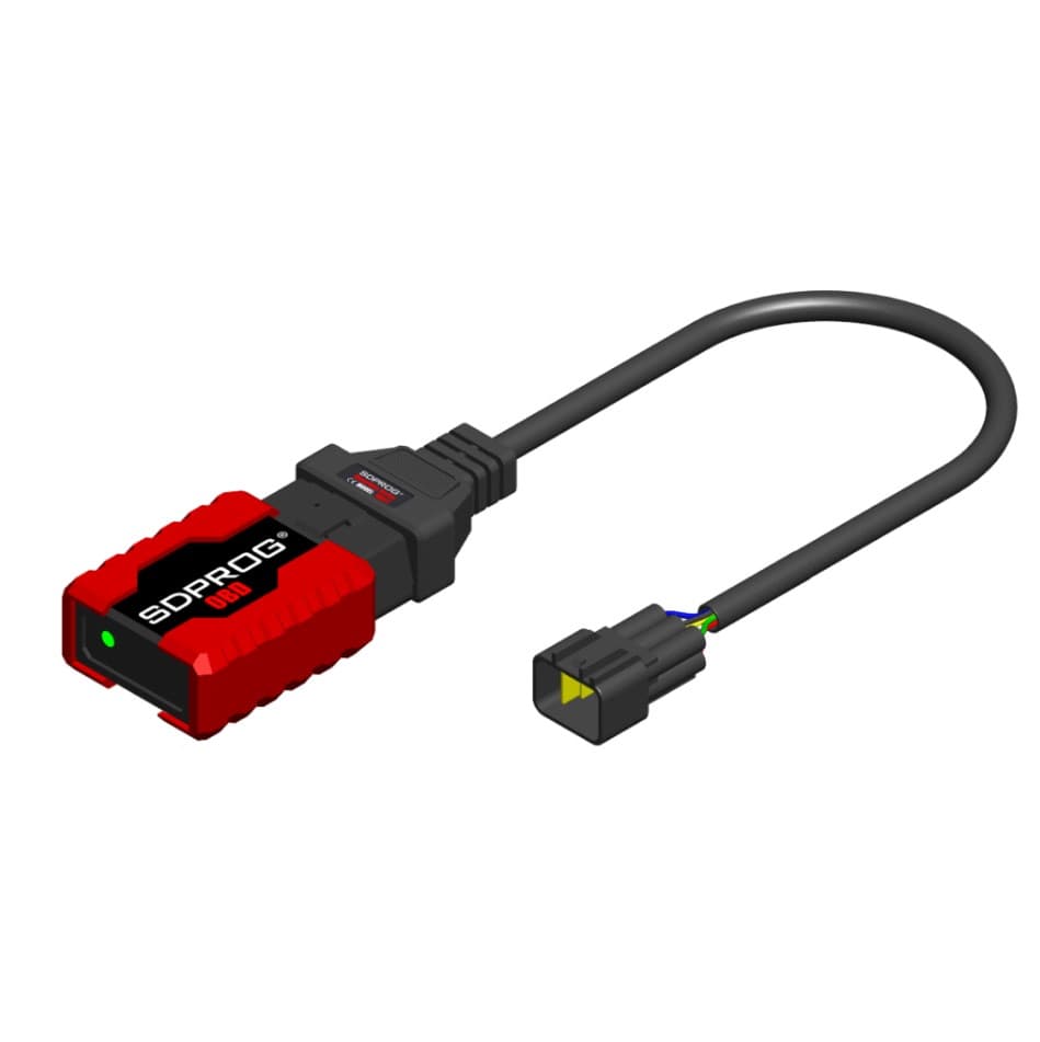 SDPROG SDA11 kabel adapter OBD2 do diagnostyki motocykli JUNAK M11, M12, M14, M16, Euro 4 / Euro 5