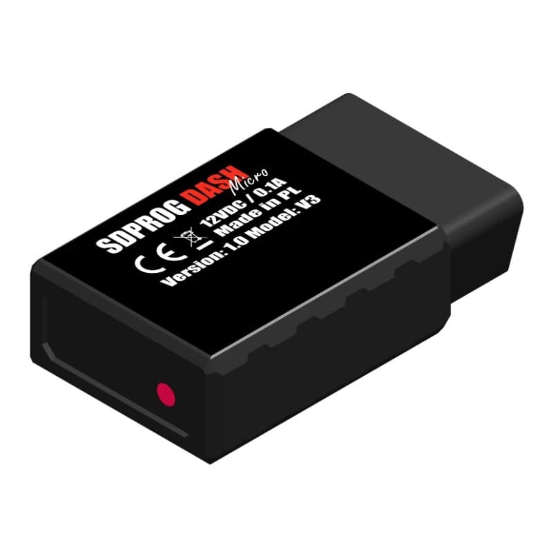 SDPROG DASH Micro V3 kompaktowy monitor filtra DPF FAP GPF do Audi, Seat, Skoda, Volkswagen, Porsche
