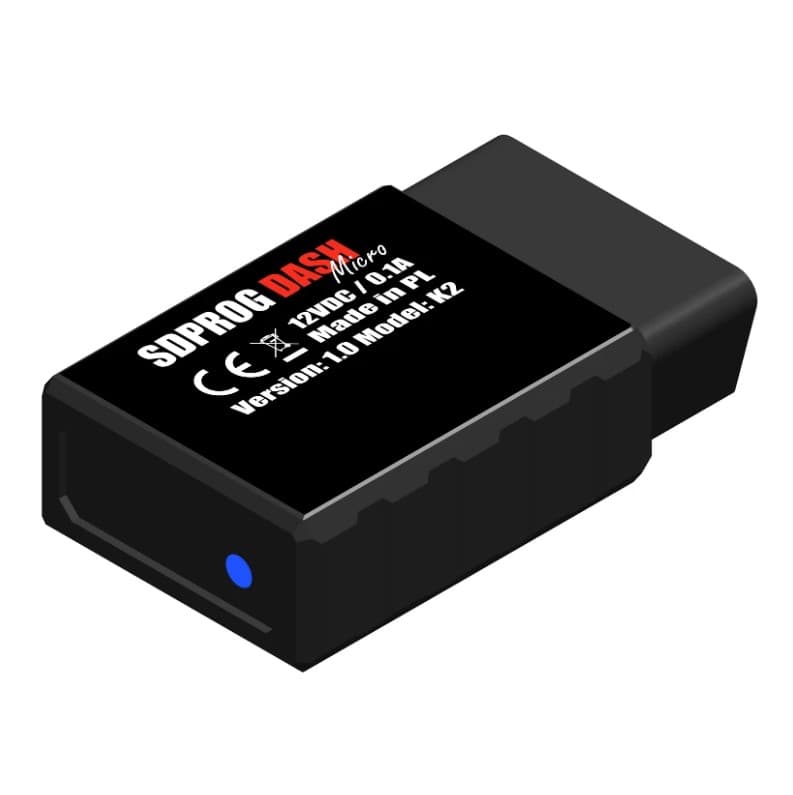 SDPROG DASH MICRO K2 kompaktowy monitor filtra DPF FAP GPF przez OBD2 do Hyundai, KIA