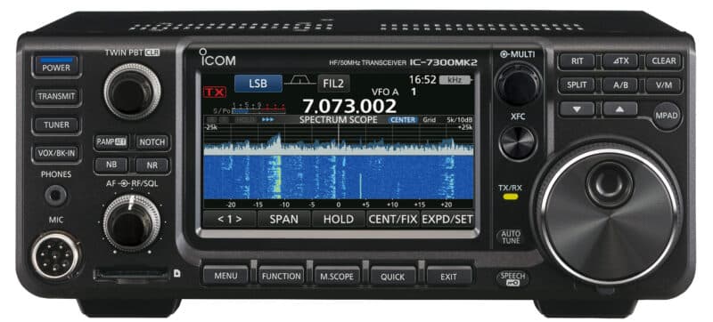ICOM IC-7300 MK II radiotelefon amatorski HF + 50MHz + 70MHz  (transceiver Icom IC-7300MK2)