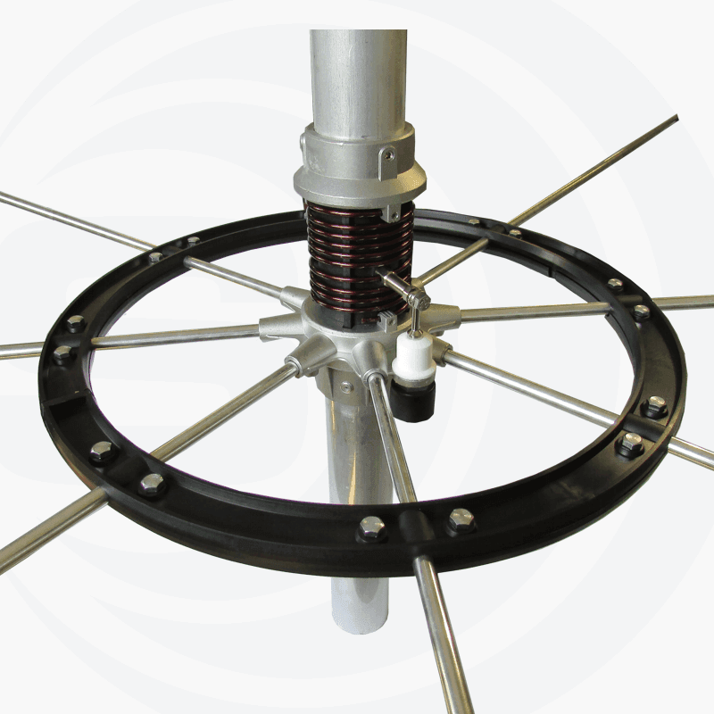 SIRIO BLIZZARD 2700 antena bazowa CB 5/8 fali 26-28MHz długość 670cm, moc 3000W, pierścień antywibracyjny