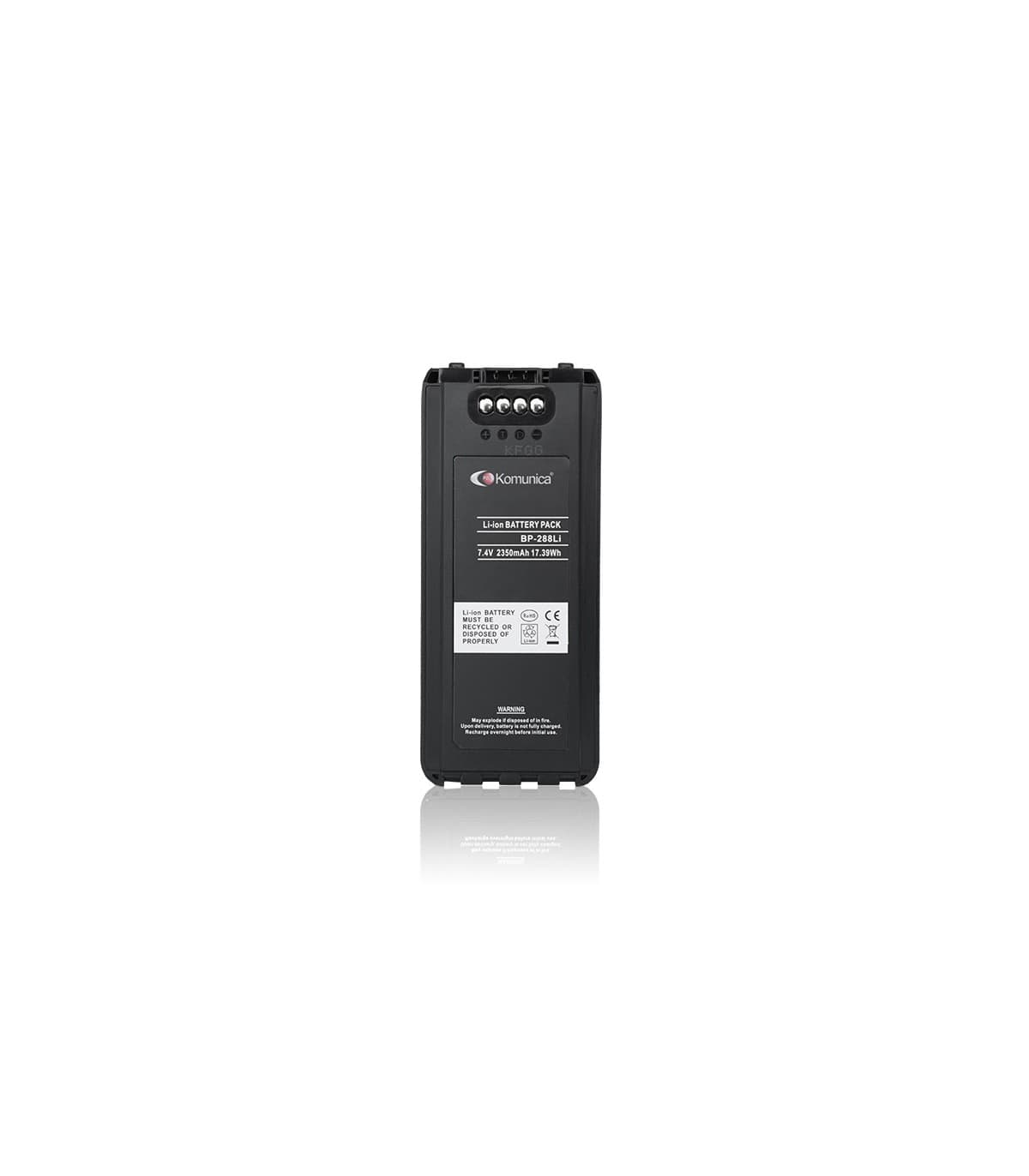 Komunica BP-288 Li akumulator 2350mAh do Icom IC-A25 CE/NE (lotnicze Icom IC-A25NE, IC-A25CE) - zamiennik Icom BP-288