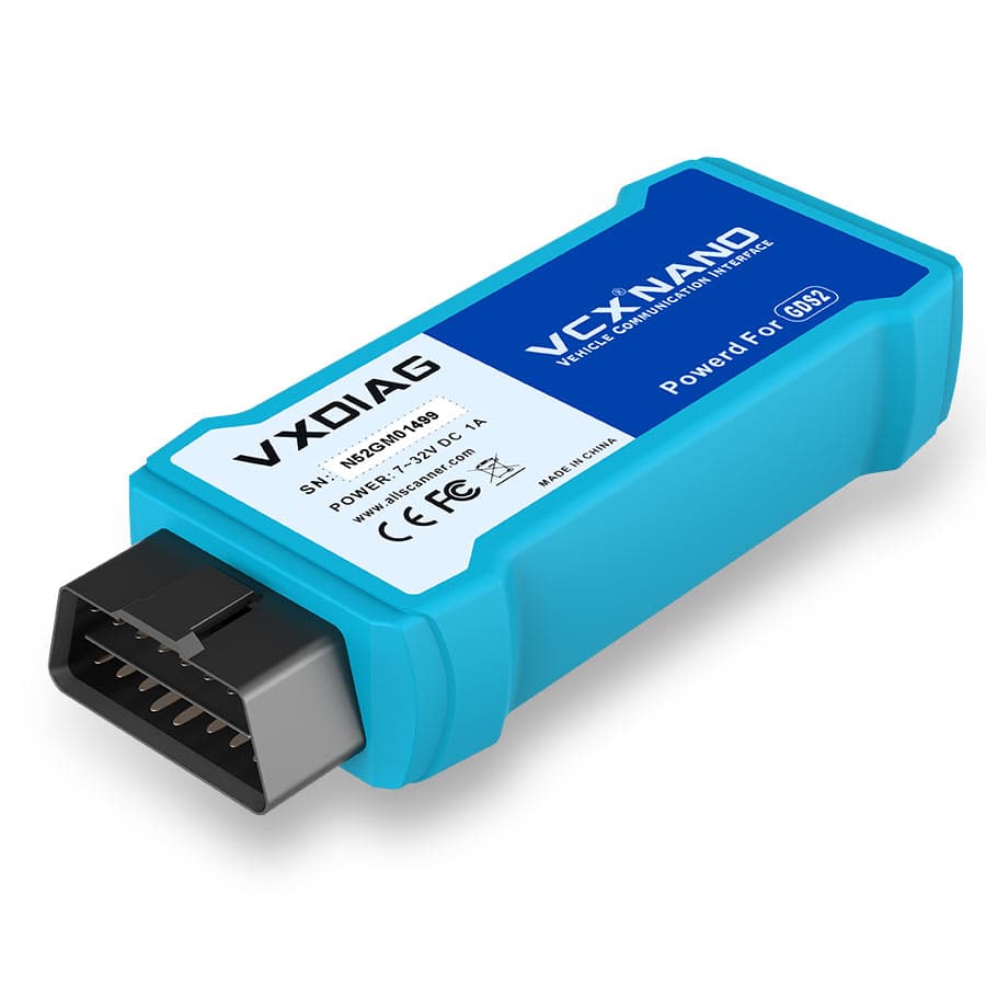 VXDIAG NANO NX600PRO OPEL SAAB CHEVROLET amerykańskie GM do GDS2 Tech2Win - interfejs diagnostyczny OBD-2 / głowica, wersja WiFi - 100% legalny