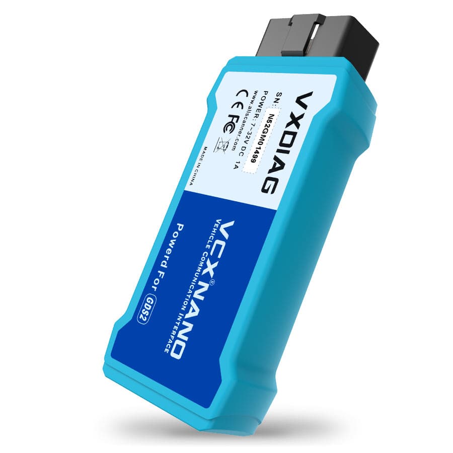 VXDIAG NANO NX600PRO OPEL SAAB CHEVROLET amerykańskie GM do GDS2 Tech2Win - interfejs diagnostyczny OBD-2 / głowica, wersja WiFi - 100% legalny