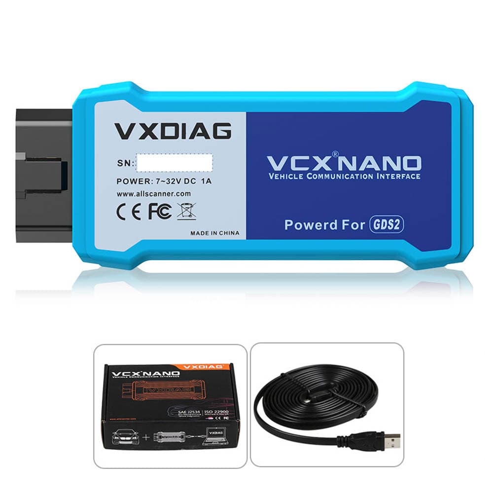 VXDIAG NANO NX600PRO OPEL SAAB CHEVROLET amerykańskie GM do GDS2 Tech2Win - interfejs diagnostyczny OBD-2 / głowica, wersja WiFi - 100% legalny