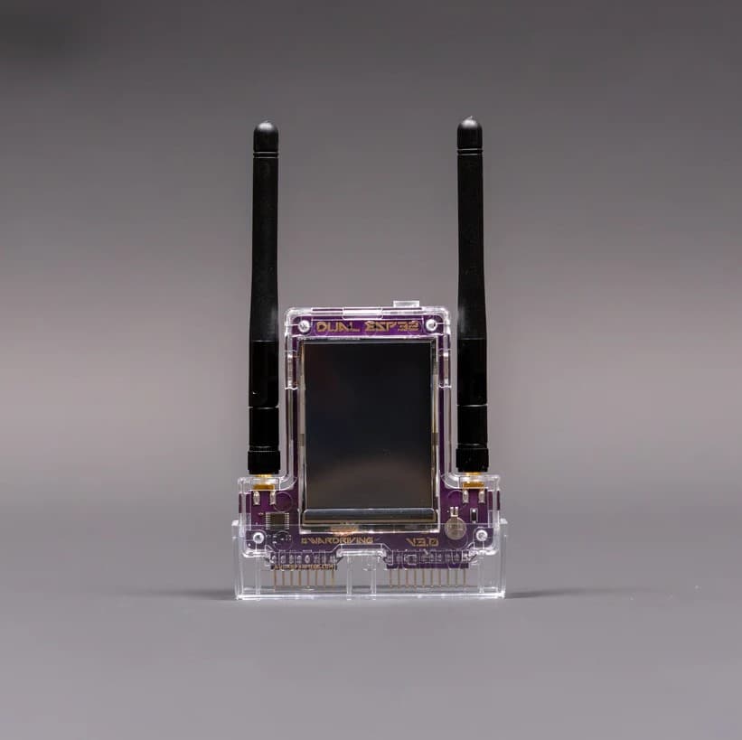 AWOK Dual Touch v3 rozwojowa płytka ESP32 z ekranem dotykowym do Flipper Zero (do rozszerzenia funkcjonalności urządzenia, wardriving 2.4GHz)