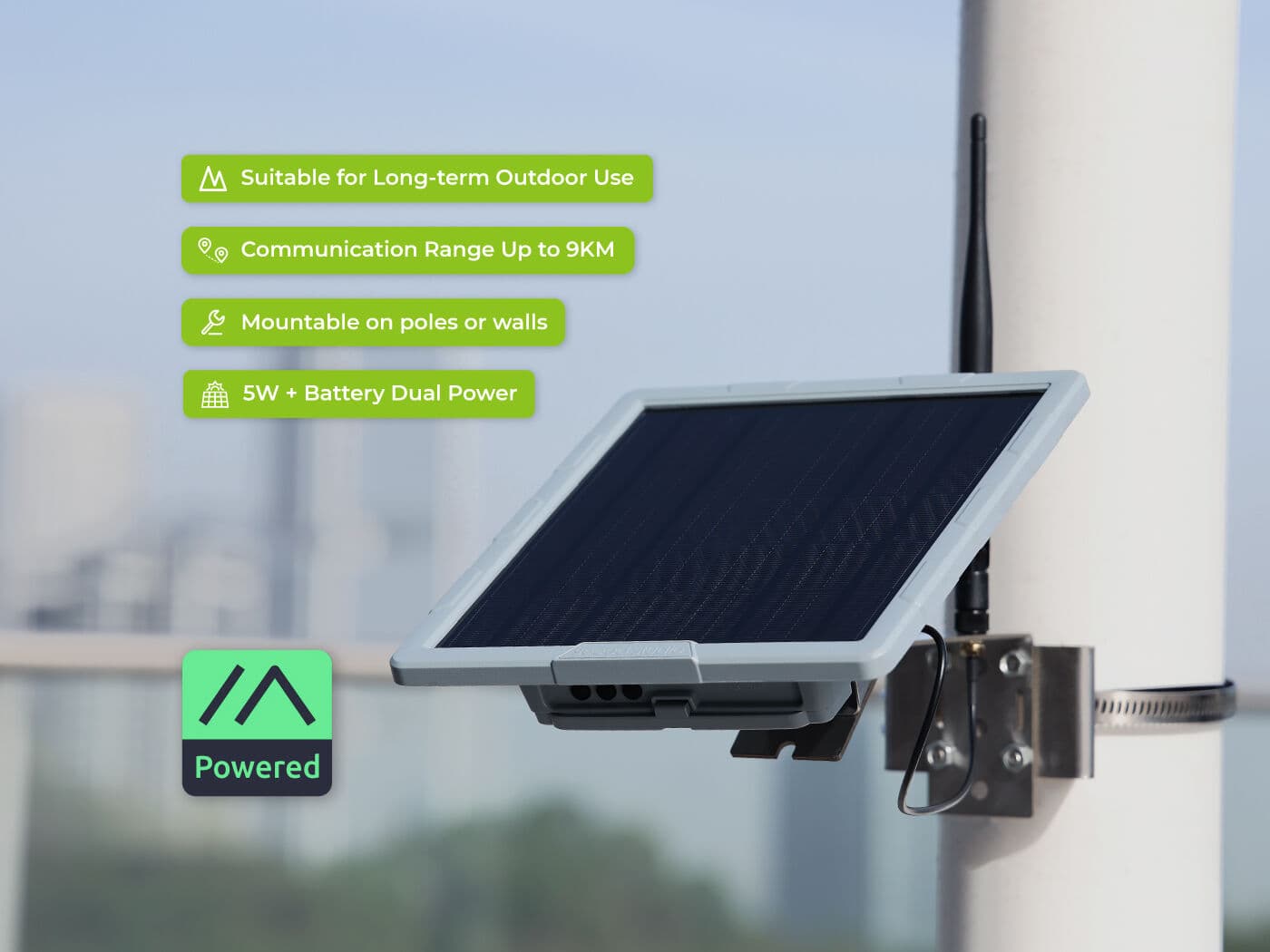 SenseCAP Solar Node P1-Pro przemiennik Meshcore / Meshtastic niezależny solarny węzeł sieci LoRa 868MHz GPS moduł XIAO nRF52840 + Wio-SX1262