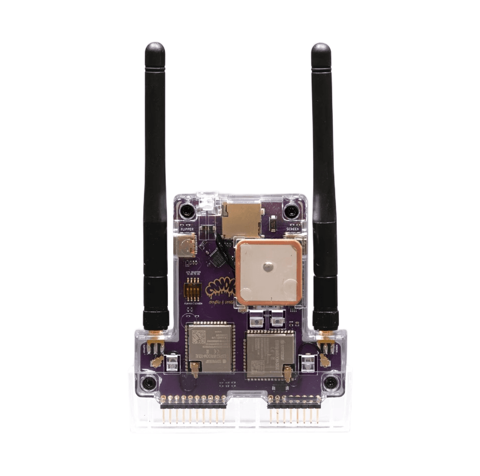 AWOK Dual Touch v3 rozwojowa płytka ESP32 z ekranem dotykowym do Flipper Zero (do rozszerzenia funkcjonalności urządzenia, wardriving 2.4GHz)