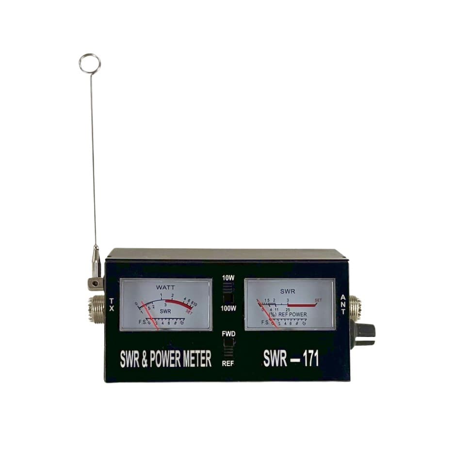 Jetfon SWR-171 reflektometr miernik SWR / mocy 26-30 MHz, polska instrukcja - urządzenie do strojenia anten CB