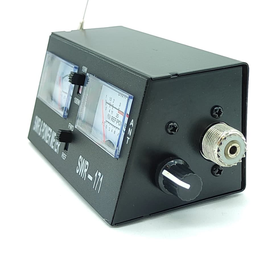 Jetfon SWR-171 reflektometr miernik SWR / mocy 26-30 MHz, polska instrukcja - urządzenie do strojenia anten CB