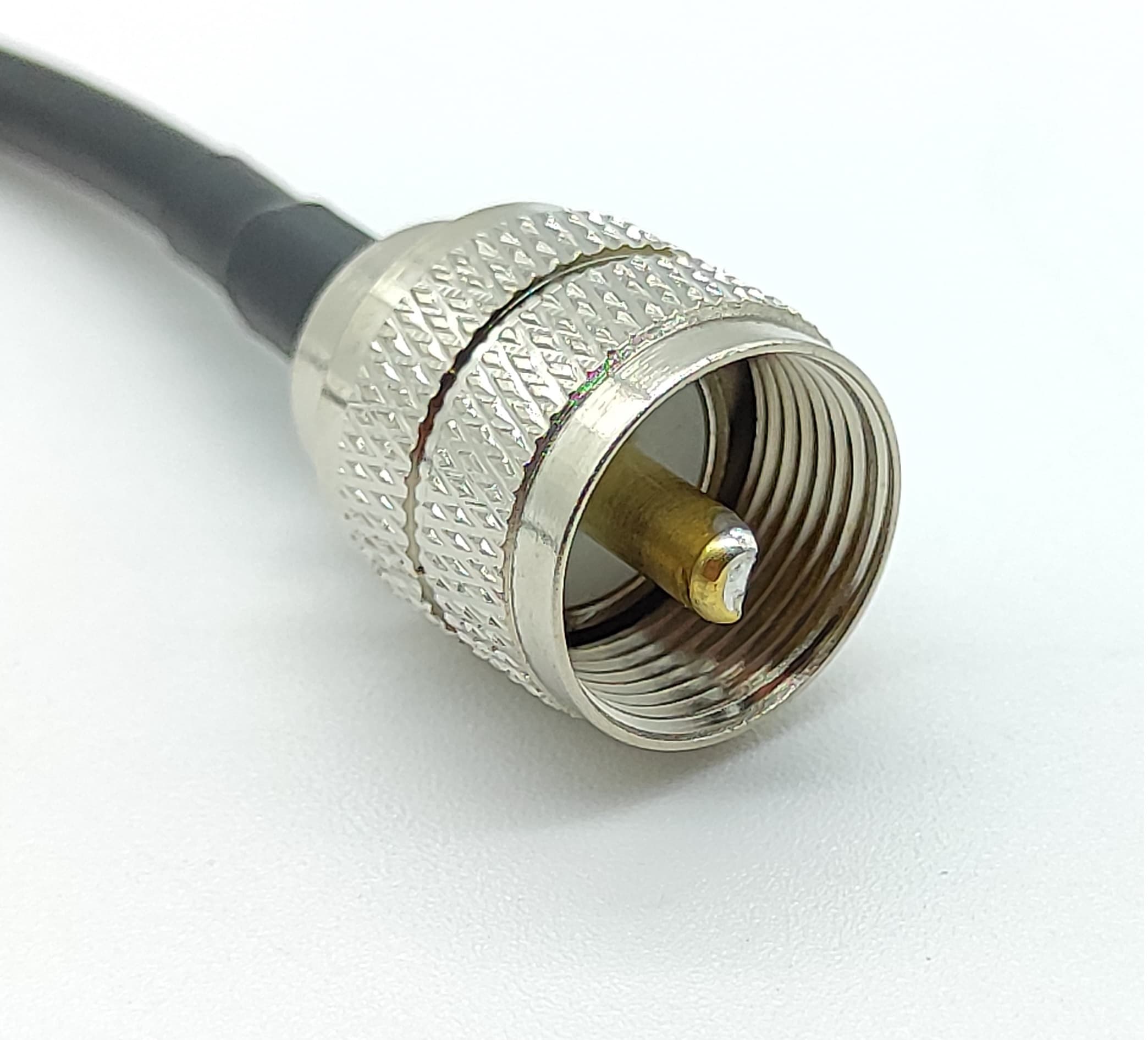 Wtyk UC-1 / gniazdo N adapter na kablu 100cm RG-58 pigtail - kabel połączeniowy N-100-PL