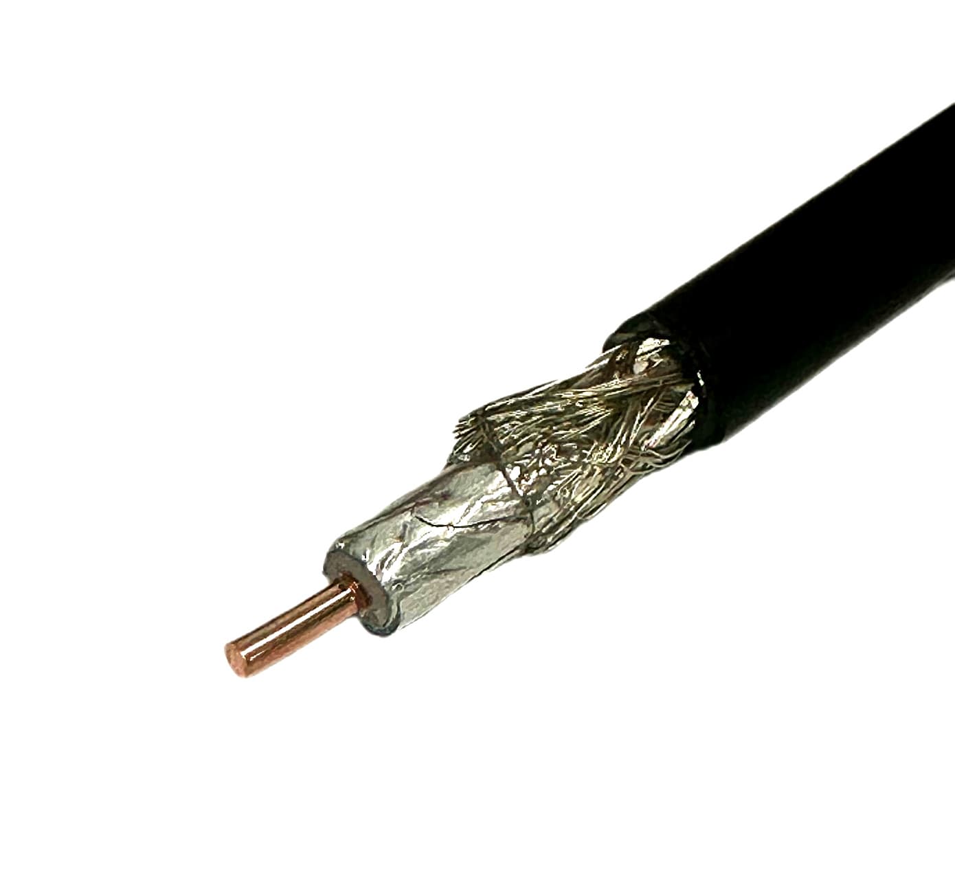 SATEC HRF-300 AFB kabel przewód niskostratny koncentryczny 50 Ohm do 6 GHz (średnica zewnętrzna 7.6mm, żyła gorąca drut, powłoka LSOH)
