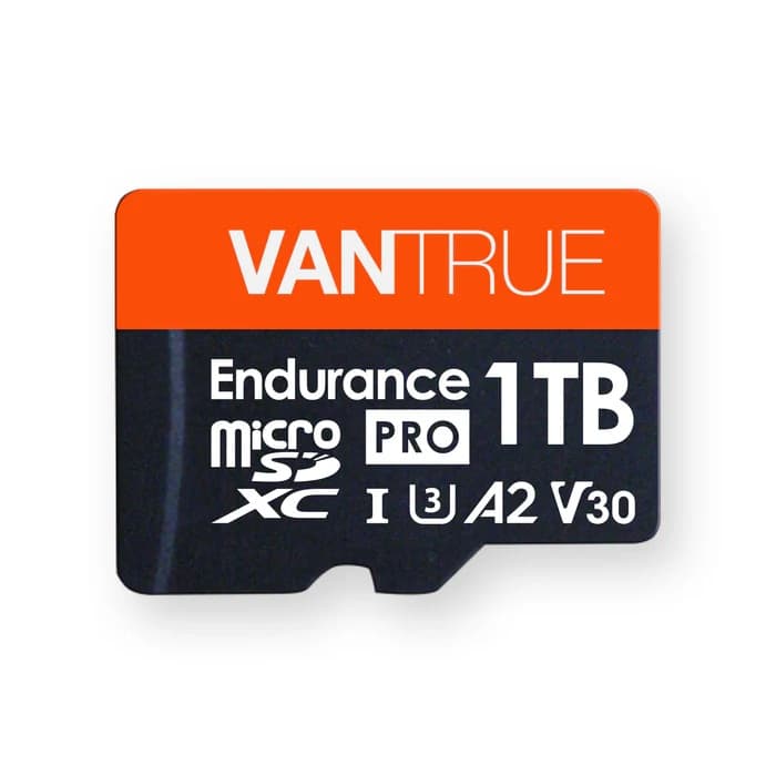 Oryginalna karta pamięci VANTRUE 1TB (1024GB) micro SD XC przeznaczona do kamer samochodowych, monitoringu, GoPro, drona