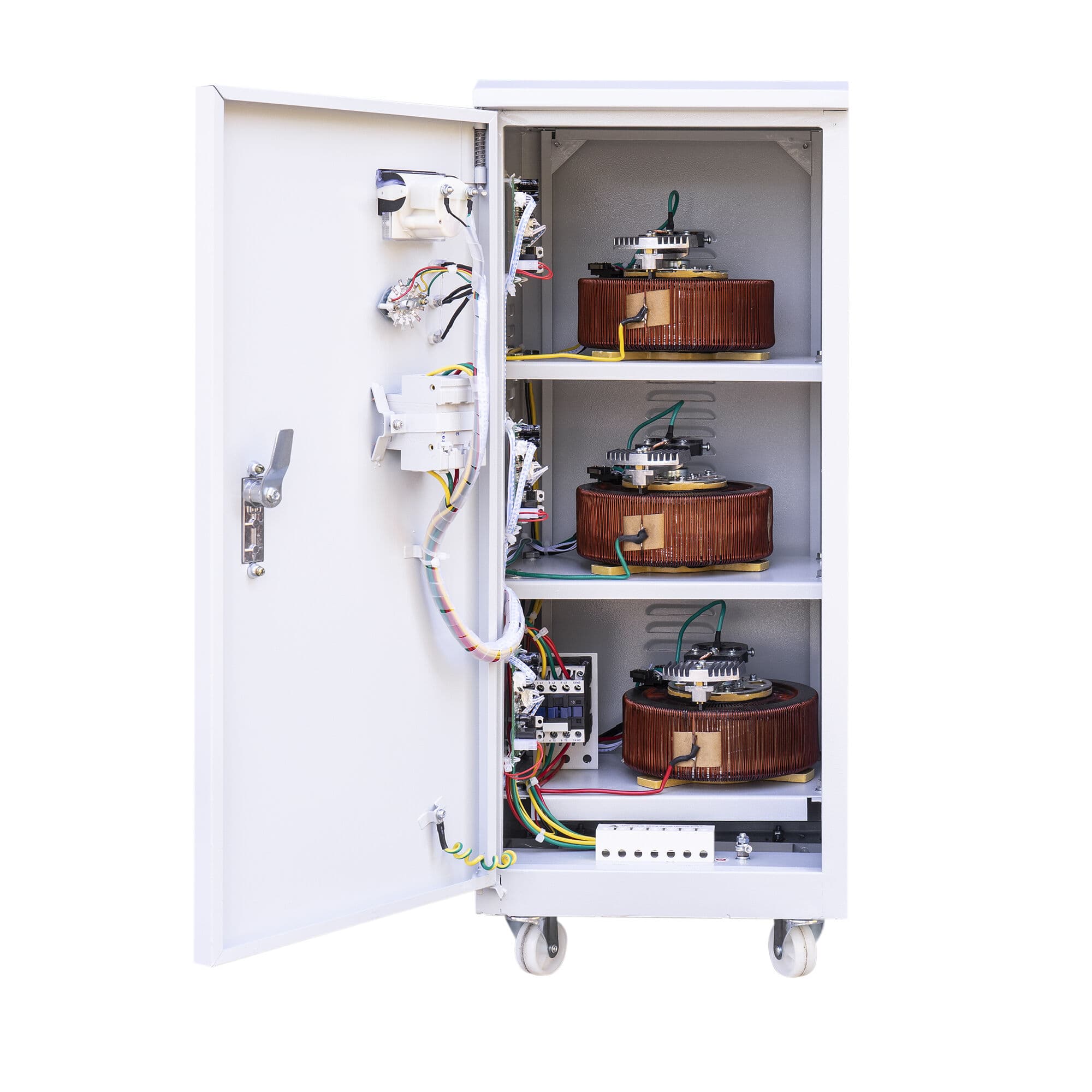 PNI SVT-10K-S 10000 3% SERVO trójfazowy automatyczny stabilizator napięcia AVR 380V 10000VA / 8000W