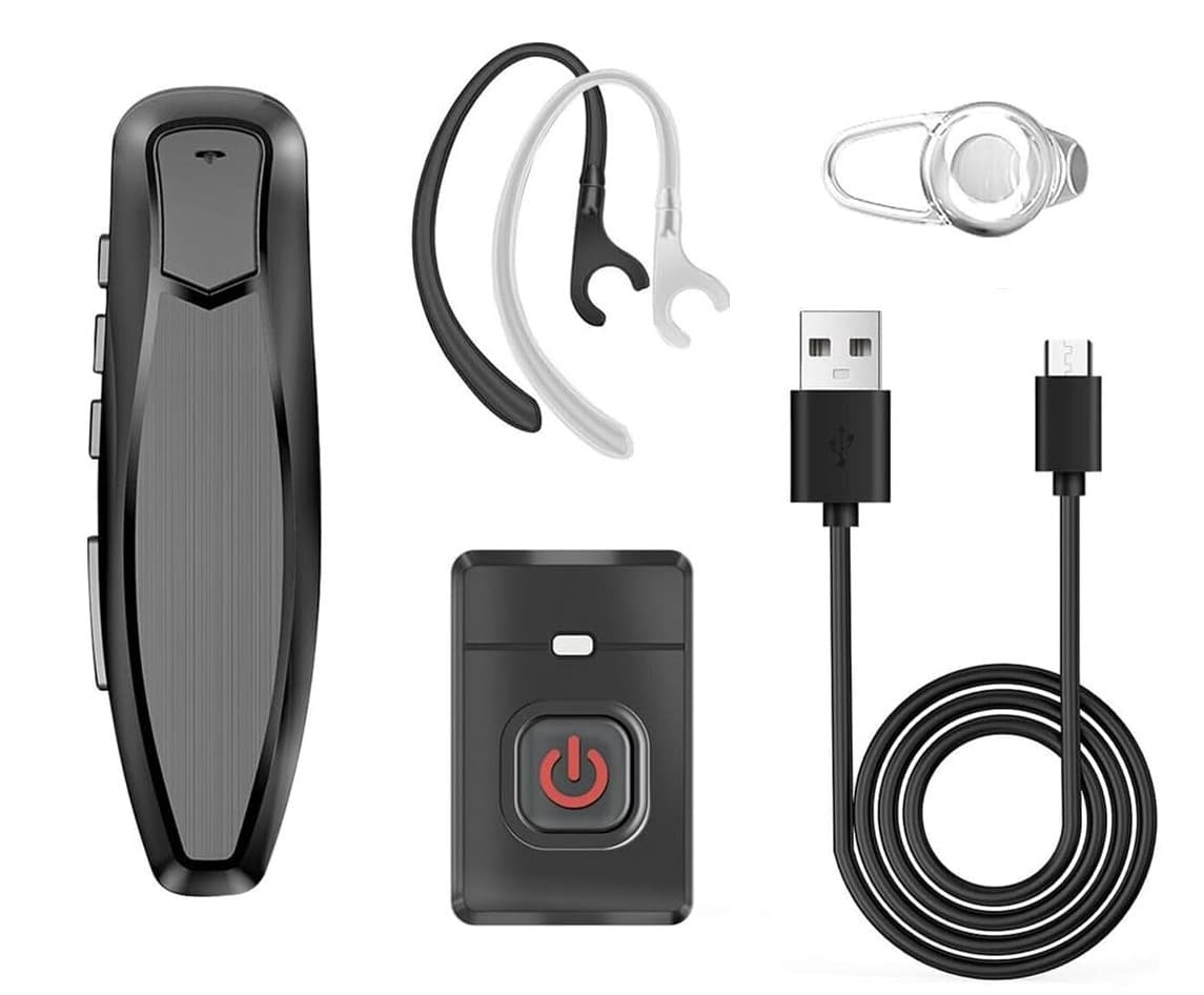BT-K2 mikrofonosłuchawka bluetooth do krótkofalówek 2-pin K np. Baofeng, Wouxun, TYT, AnyTone, Quansheng itp. zestaw słuchawkowy