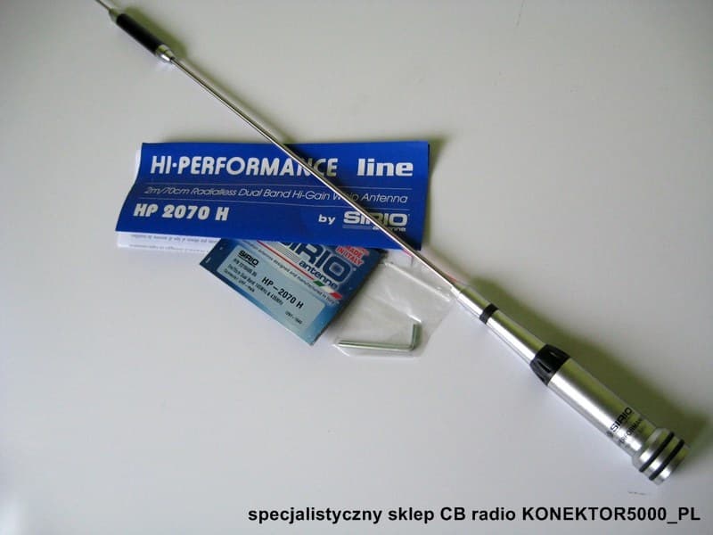 Sirio HP 2070 H 2m/70cm długość 108cm typ PL - antena do duobandera 2m/70cm (VHF/UHF)