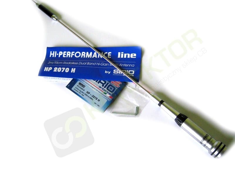 Sirio HP 2070 H 2m/70cm długość 108cm typ PL - antena do duobandera 2m/70cm (VHF/UHF)