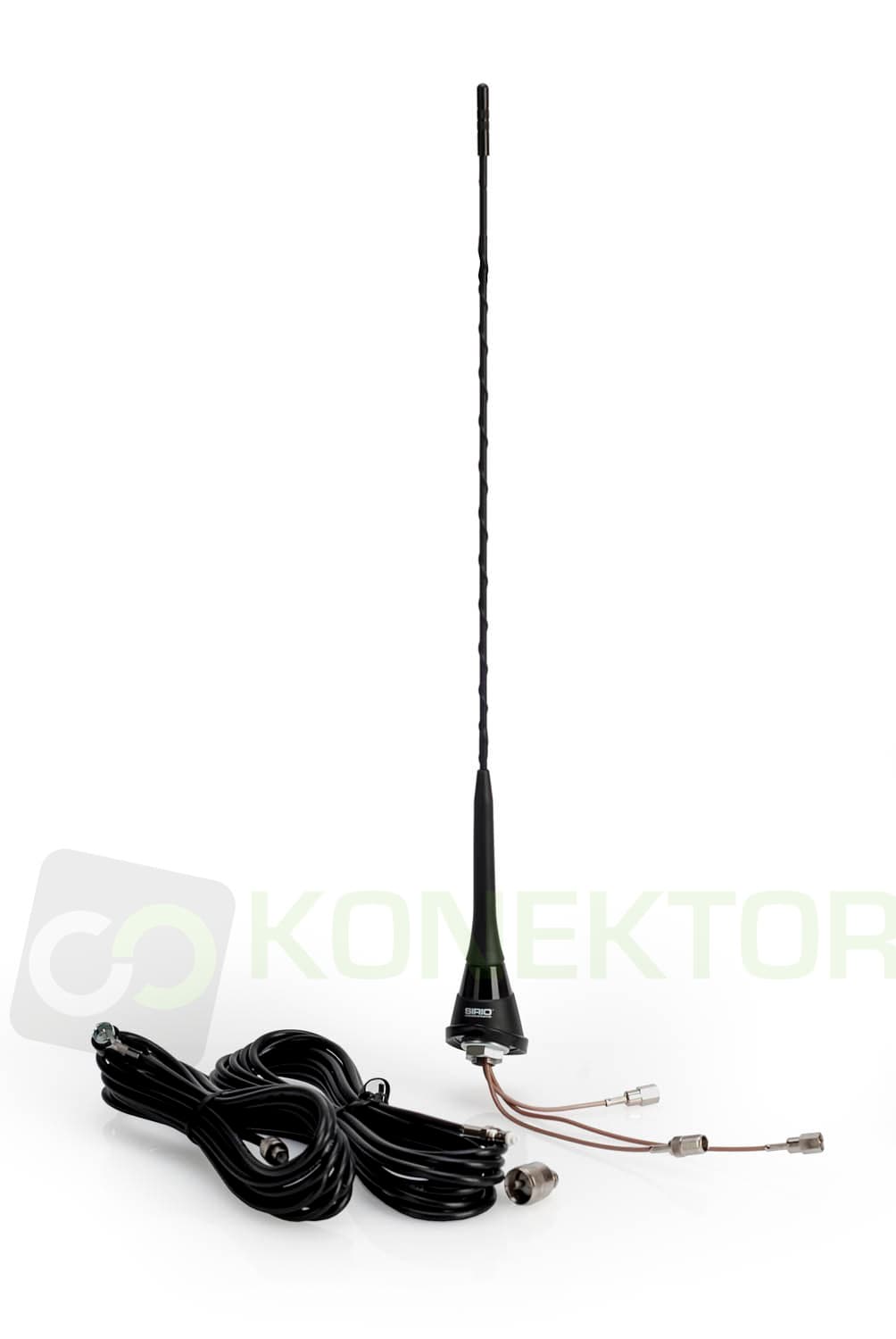 SIRIO TRIFLEX antena 3-zakresowa CB, FM, GSM - dyskretny wygląd jak antena FM!