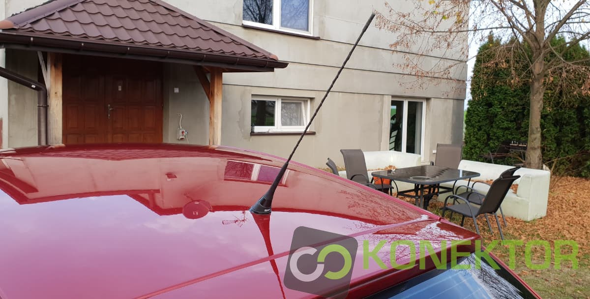 SIRIO TRIFLEX antena 3-zakresowa CB, FM, GSM - dyskretny wygląd jak antena FM!