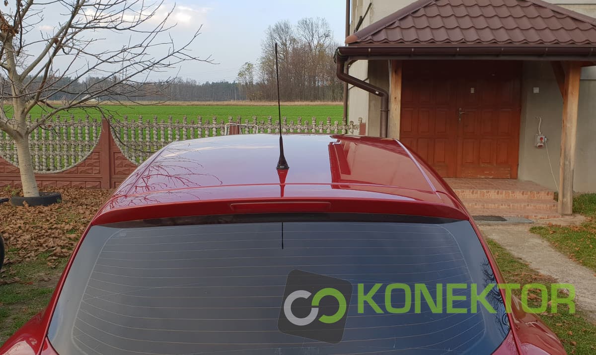 SIRIO TRIFLEX antena 3-zakresowa CB, FM, GSM - dyskretny wygląd jak antena FM!