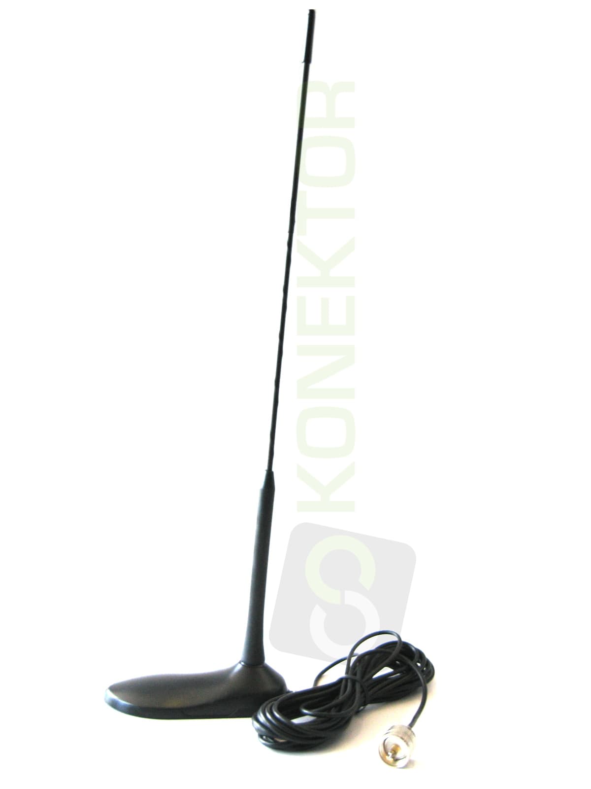 TEAM TORNADO MAG dł. 45cm Dyskretna antena VHF/UHF na podstawie magnetycznej (144/430MHz)