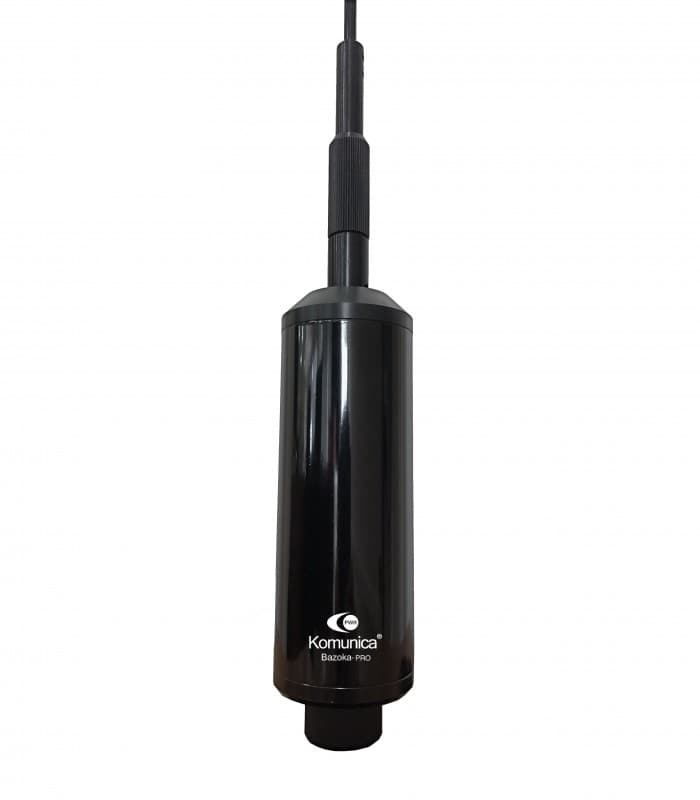 KOMUNICA BAZOKA PRO Antena szerokopasmowa 7-54MHz (również CB/26.425/27.555MHz) długość 122cm złącze PL BEZ STROJENIA