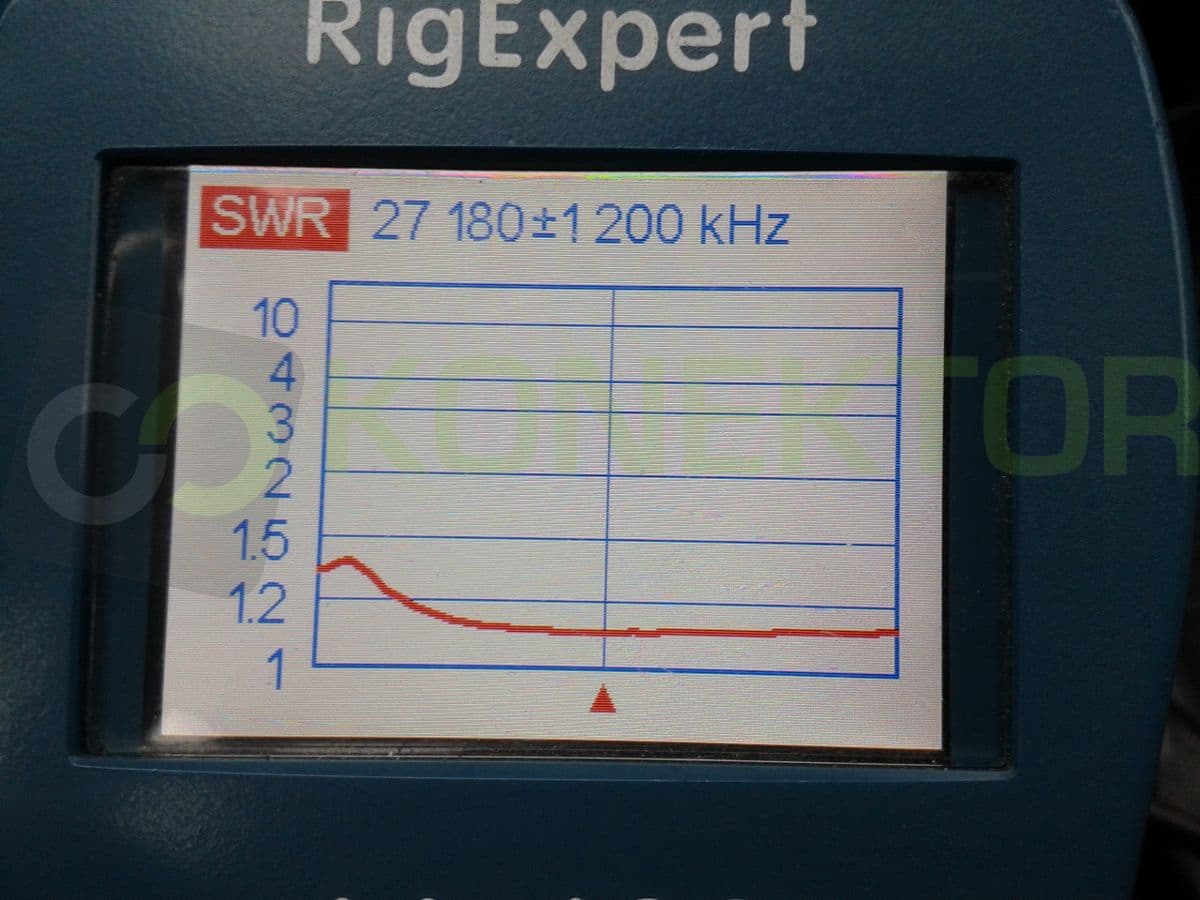 KOMUNICA BAZOKA PRO Antena szerokopasmowa 7-54MHz (również CB/26.425/27.555MHz) długość 122cm złącze PL BEZ STROJENIA
