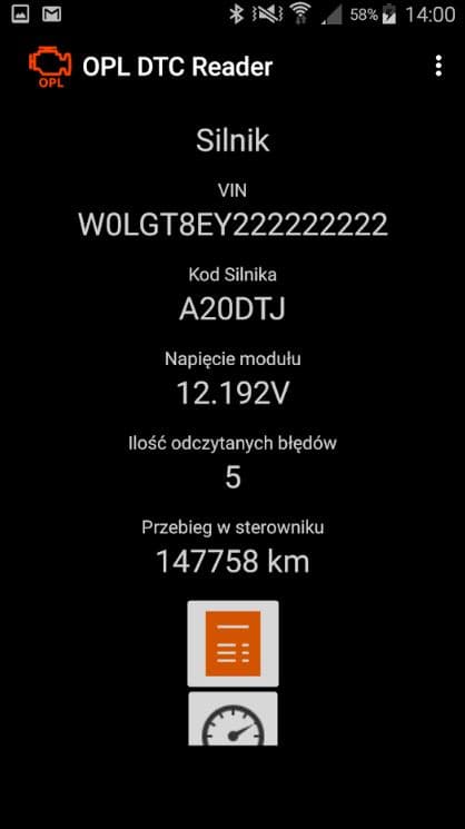 Interfejs diagnostyczny OBD-II do OPEL INSIGNIA ASTRA J - diagnostyka silnika i DPF (aplikacje OPL DPF Monitor Lite, OPL DTC Reader)