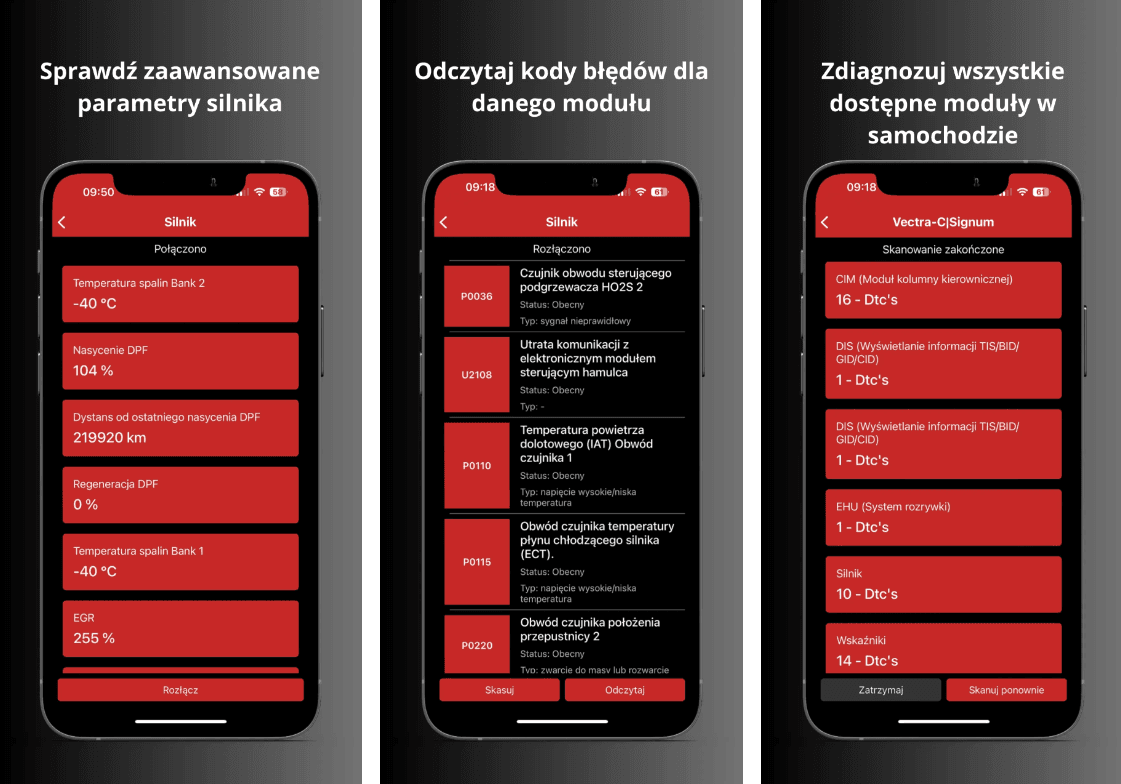 SDPROG polskie oprogramowanie diagnostyczne np. do Carista, VGATE, ELM-327 na smartfon/tablet - Łódź Zbąszyńska 2