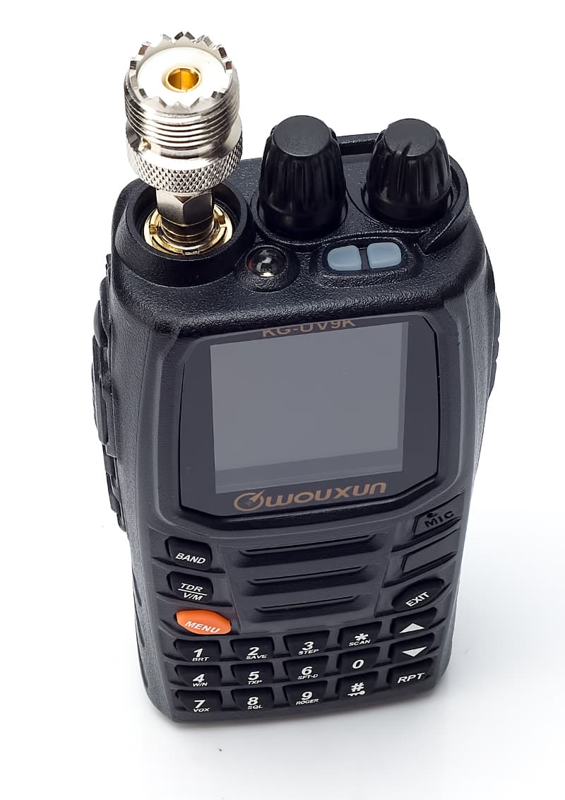 Wouxun KG-UV9K Pro Pack radiotelefon VHF/UHF + skaner 7-pasmowy 76-985MHz, pasmo lotnicze (następca KG-UV9D)
