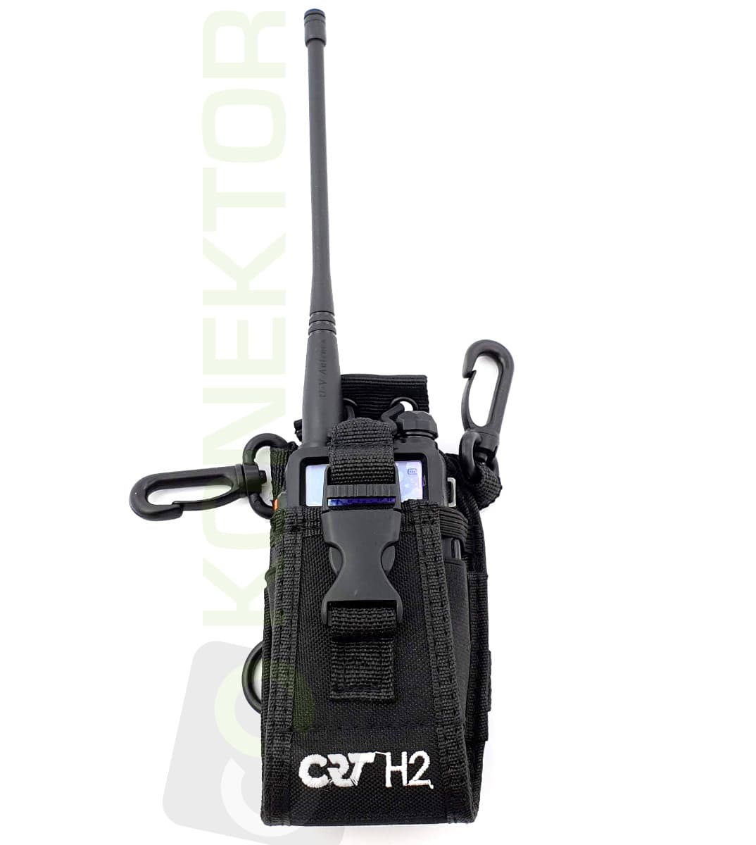 CRT H2 pokrowiec materiałowy + uprząż do krótkofalówek, skanerów, PMR itp. (np. Baofeng, Wouxun, Icom, Motorola, Uniden, Midland)