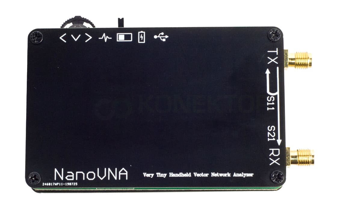 NanoVNA H najmniejszy analizator antenowy 50kHz - 1500MHz KF CB VHF UHF / dotykowy wyświetlacz 2.8" - najnowsza wersja H (NanoVNA-H)
