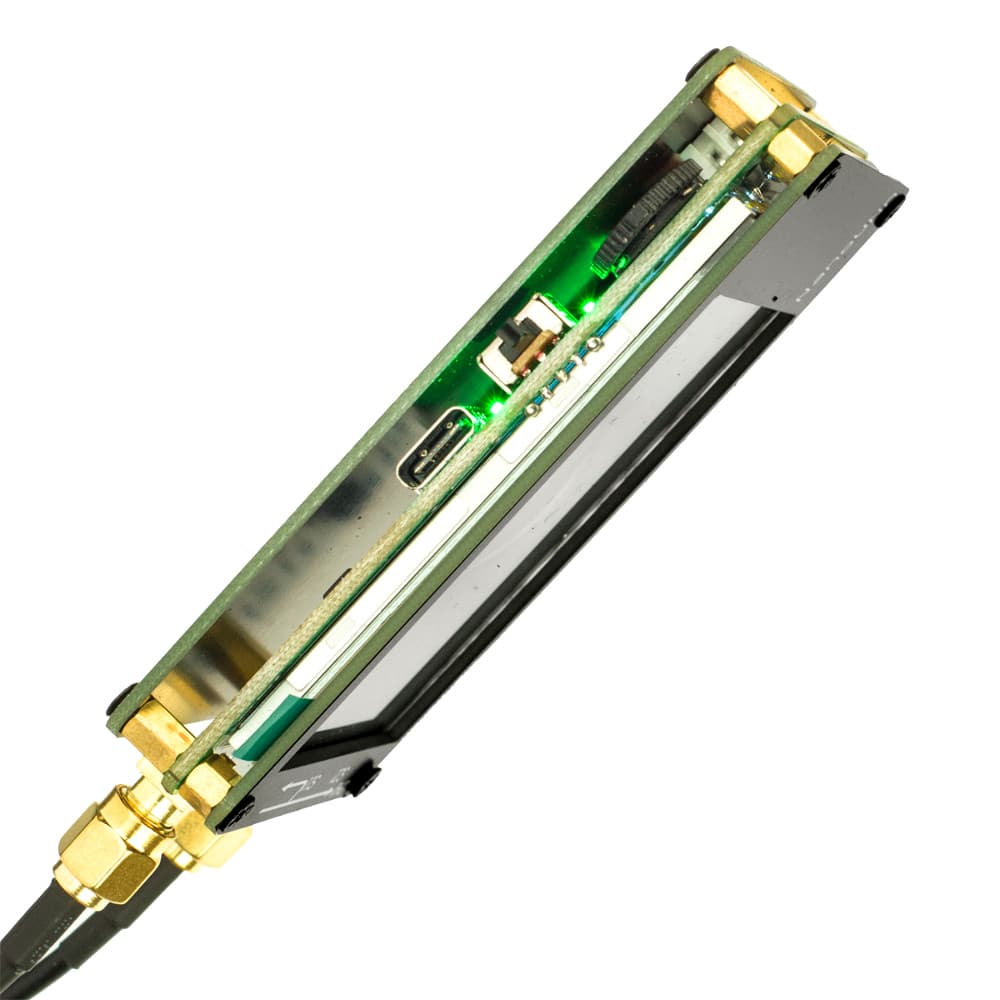 NanoVNA H najmniejszy analizator antenowy 50kHz - 1500MHz KF CB VHF UHF / dotykowy wyświetlacz 2.8" - najnowsza wersja H (NanoVNA-H)