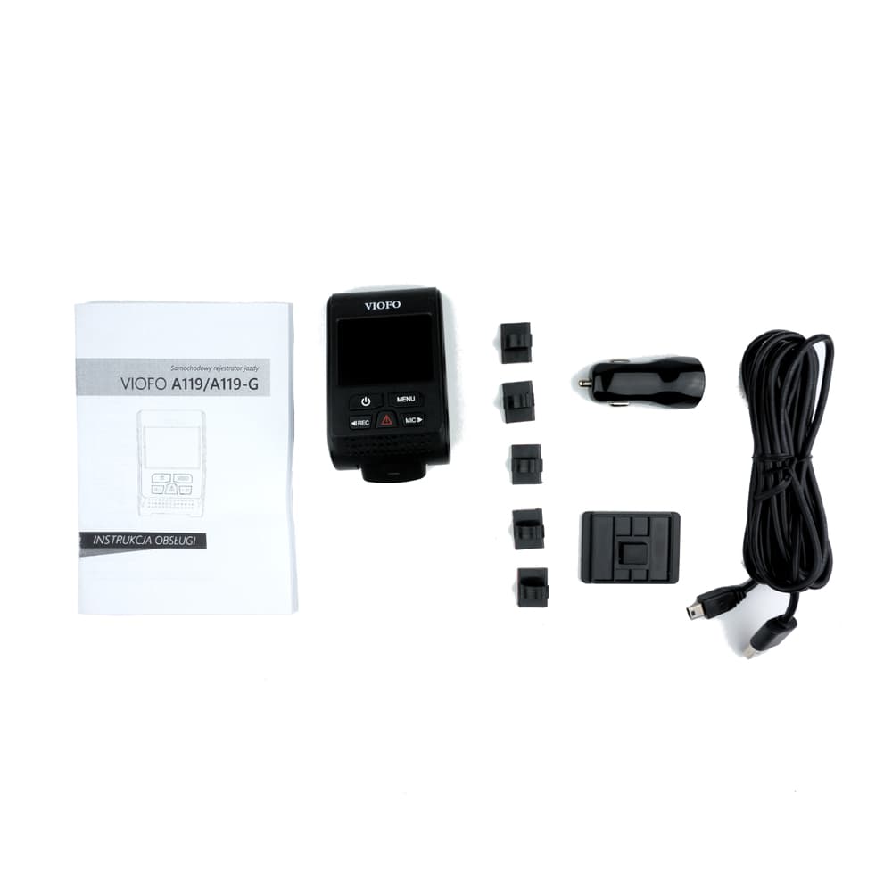 VIOFO A119 V3 dyskretna kamera samochodowa Quad HD+ 1440p 60/30 FPS, Sony Starvis, G-sensor, mikrofon - Łódź, Zbąszyńska 2