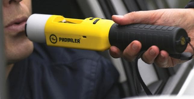 Alkomat przesiewowy PROMILER iBLOW policyjny tester trzeźwości np. FIRMY, ZAKŁADY PRACY, BUDOWY, 5 lat gwarancji - Łódź, Zbąszyńska 2