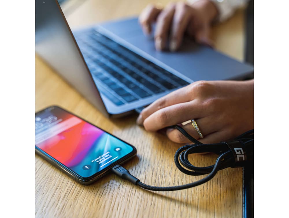 Kabel zasilający USB-C Lightning 100cm Apple iPhone iPad MacBook SUPERJAKOŚĆ GC Power Stream