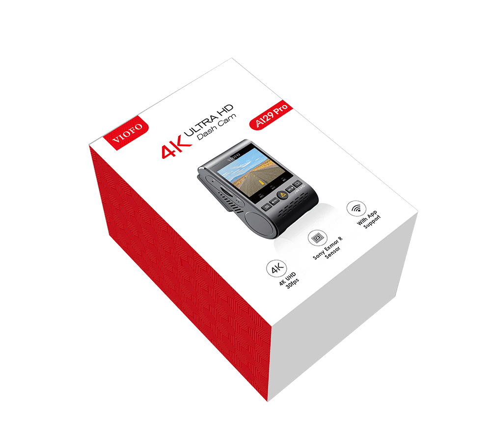 Viofo A129 PRO G dyskretna kamera samochodowa 4K z GPS, Sony Starvis, G-sensor, mikrofon, Wi-Fi, BT - Łódź, Zbąszyńska 2