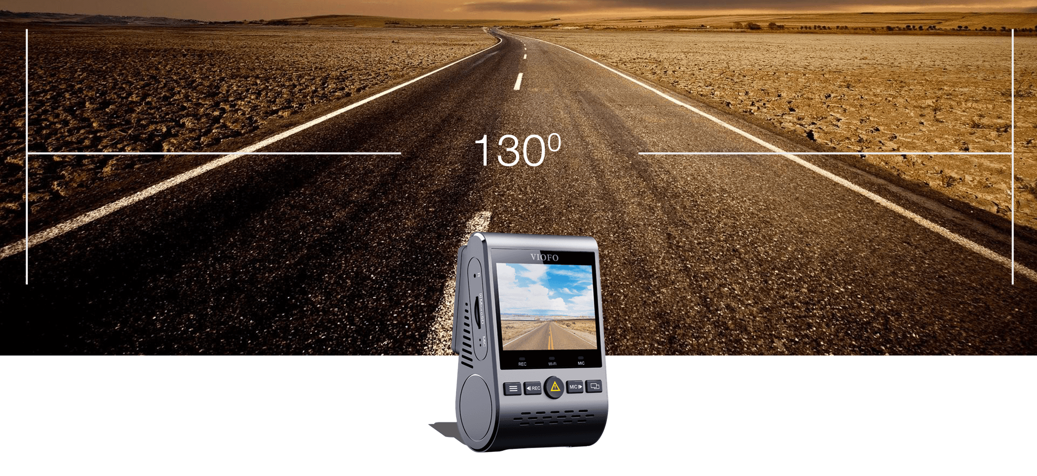 Viofo A129 PRO G dyskretna kamera samochodowa 4K z GPS, Sony Starvis, G-sensor, mikrofon, Wi-Fi, BT - Łódź, Zbąszyńska 2