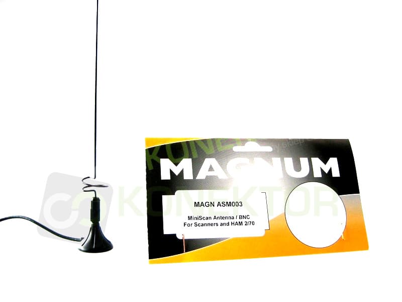Skaner UNIDEN UBC125XLT + dyskretna antena szerokopasmowa 50cm Magnum Mini Scan V1 (CB radio, pasmo lotnicze+wojskowe, UHF, VHF) UBC 125 XLT