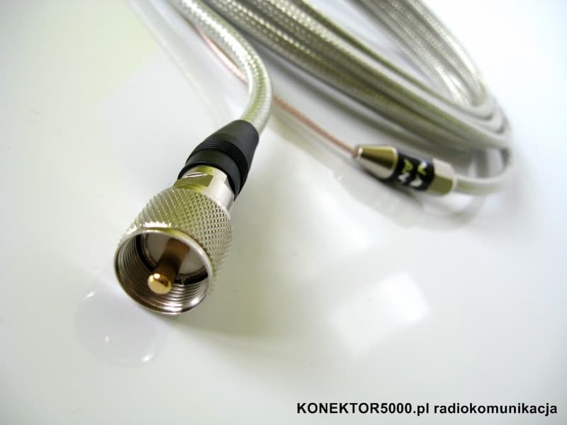Okablowanie Nagoya RC-6MS EU/CB - supercienki kabel 35cm + niskostratny 565cm (stopka PL + 6m kabla, wtyk UC-1 do radia)