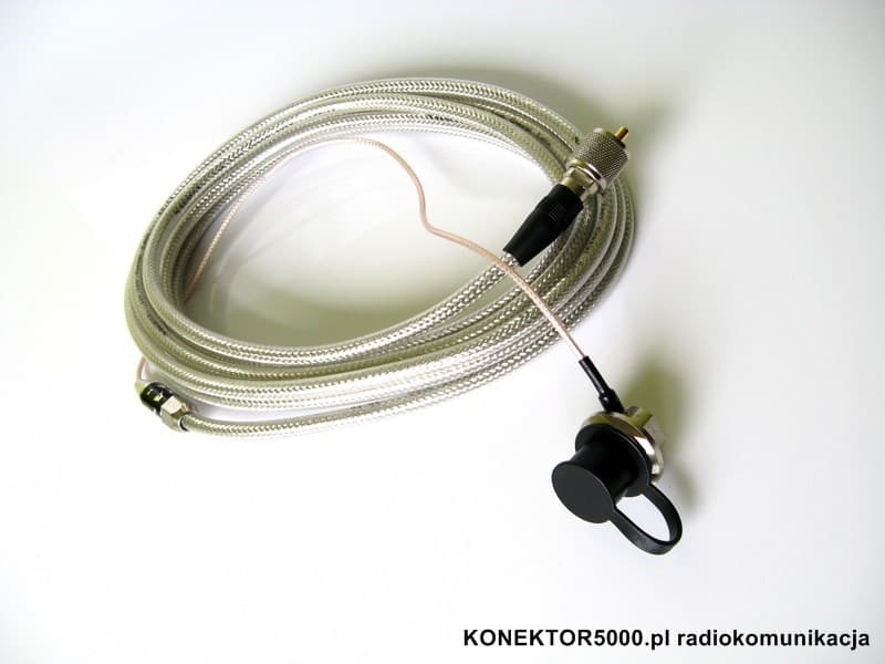 Nagoya RB-700 uchwyt bagażnikowy + okablowanie Nagoya - supercienki kabel 35cm + niskostratny 565cm