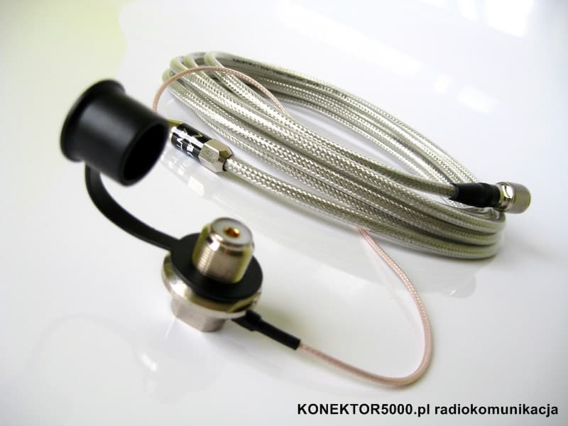 Nagoya RB-700 uchwyt bagażnikowy + okablowanie Nagoya - supercienki kabel 35cm + niskostratny 565cm