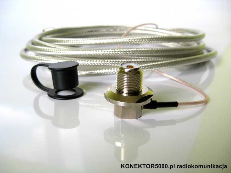 Nagoya RB-700 uchwyt bagażnikowy + okablowanie Nagoya - supercienki kabel 35cm + niskostratny 565cm